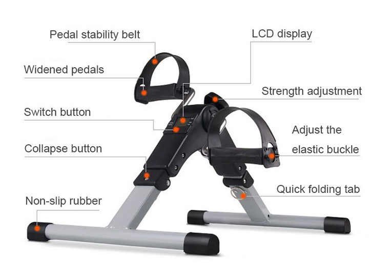 Fully Assembled Exercise Peddler with Digital screen- دواسه البدال - الصورة 8