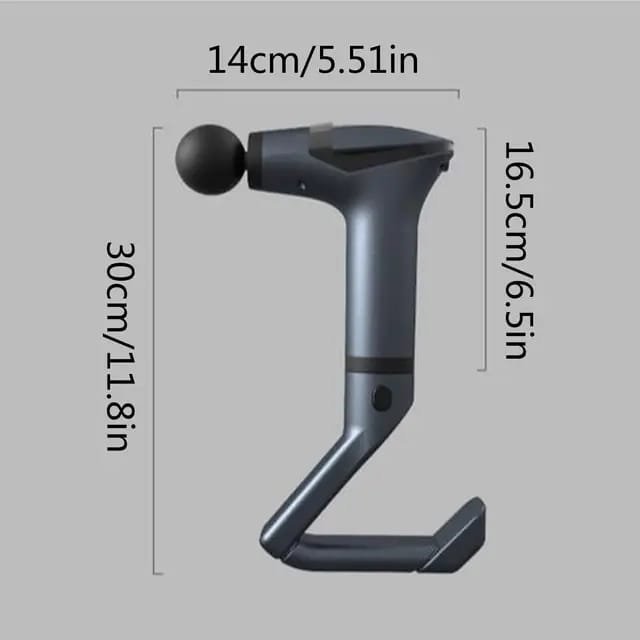 مسدس مساد المحمول بشاشة - massage gun LED screen & extended handle - الصورة 5