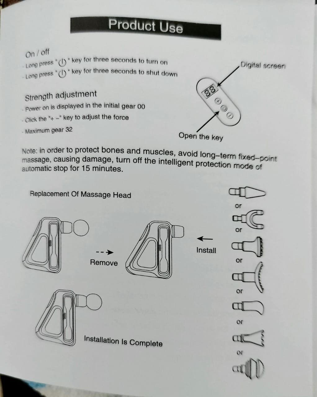 مسدس المساج المثلث Triangle Fascial Gun - الصورة 10